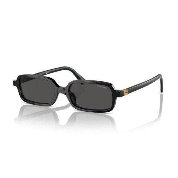 NWT MIU MIU SUNGLASSES BLACK - Picture 1 of 4